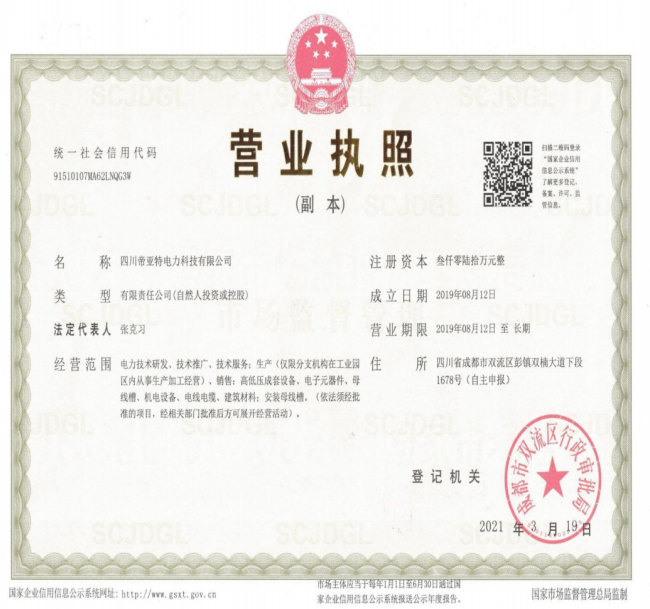  四川帝亚特电力科技有限公司