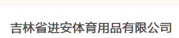  吉林省进安体育用品有限公司