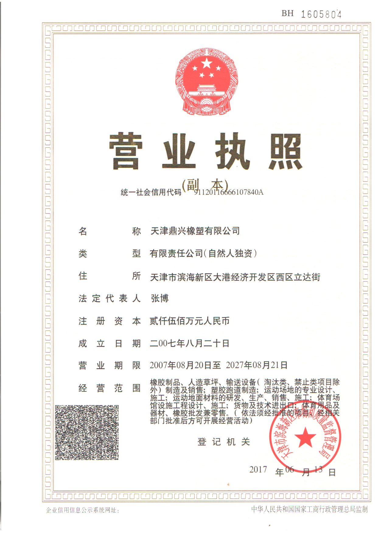  天津鼎兴橡塑有限公司